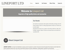 Tablet Screenshot of lineport.com
